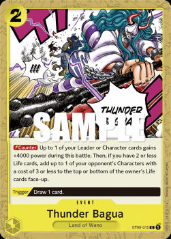 Thunder Bagua (ST09-015) - Starter Deck: Yamato (Common) [ST-09-015]