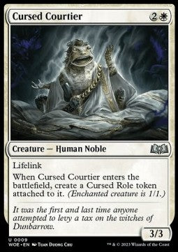 Cortigiano Maledetto - Le Terre Selvagge di Eldraine (Uncommon) [WOE-9]