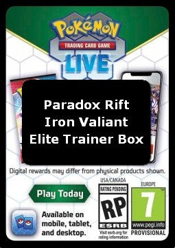 Live Code Card (Set Allenatore Fuoriclasse Eroeferreo) - Paradosso Temporale (Online Code Card)