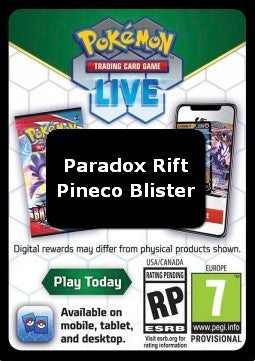 Live Code Card (Pineco Blister) - Paradosso Temporale (Online Code Card)