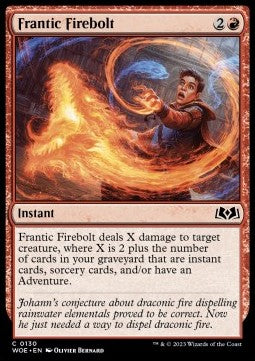 Lampo di Fuoco Frenetico - Le Terre Selvagge di Eldraine (Common) [WOE-130]