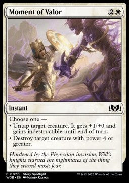 Momento Valoroso - Le Terre Selvagge di Eldraine (Common) [WOE-20]
