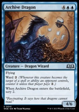 Drago dell'Archivio - Le Terre Selvagge di Eldraine (Uncommon) [WOE-41]
