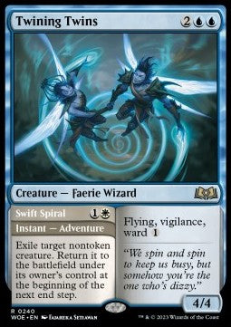 Twining Twins // Spirale Rapida - Le Terre Selvagge di Eldraine (Rare) [WOE-240]