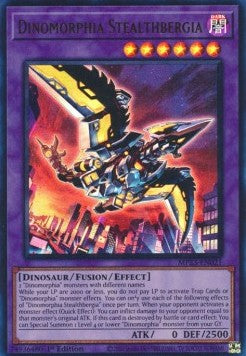 Dinomorfia Stealthbergia - 25th Anniversary Tin: Dueling Heroes Mega Pack (Ultra Rare) [MP23-021]