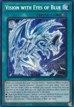 Visione con gli Occhi di Blu - 25th Anniversary Tin: Dueling Heroes Mega Pack (Secret Rare) [MP23-026]