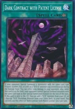 Contratto Oscuro con la Licenza di Brevetto - 25th Anniversary Tin: Dueling Heroes Mega Pack (Common) [MP23-030]