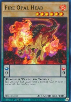 Testa Opale di Fuoco - 25th Anniversary Tin: Dueling Heroes Mega Pack (Super Rare) [MP23-050]