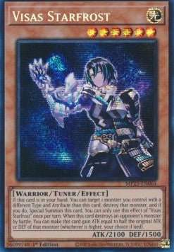 Visas Starfrost - 25th Anniversary Tin: Dueling Heroes Mega Pack (Secret Rare) [MP23-064]