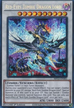 Signore Drago Zombie Occhi Rossi - 25th Anniversary Tin: Dueling Heroes Mega Pack (Secret Rare) [MP23-083]