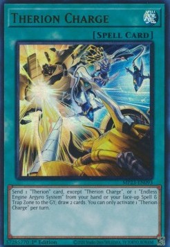 Carica Therion - 25th Anniversary Tin: Dueling Heroes Mega Pack (Ultra Rare) [MP23-093]