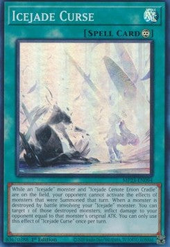 Maledizione Ghiacciogiada - 25th Anniversary Tin: Dueling Heroes Mega Pack (Super Rare) [MP23-094]