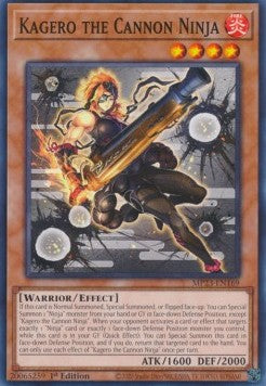 Kagero la Ninja Cannone - 25th Anniversary Tin: Dueling Heroes Mega Pack (Common) [MP23-169]
