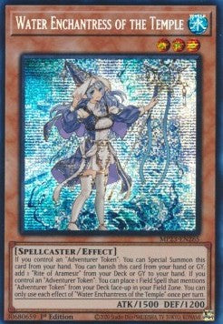 Incantatrice Acqua del Tempio - 25th Anniversary Tin: Dueling Heroes Mega Pack (Secret Rare) [MP23-265]