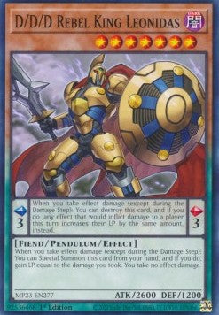 D/D/D Re Ribelle Leonidas - 25th Anniversary Tin: Dueling Heroes Mega Pack (Common) [MP23-277]