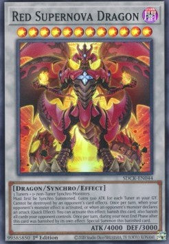 Drago Supernova Rosso - Structure Deck: Il Re Cremisi (Super Rare) [SDCK-044]