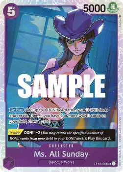 Ms. All Sunday (OP04-064) - Kingdoms of Intrigue (Super Rare) [OP04-064]
