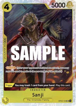Sanji (OP04-104) - Kingdoms of Intrigue (Super Rare) [OP04-104]