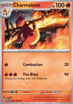 Charmeleon - 151 (Uncommon) [MEW-005]