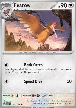 Fearow - 151 (Uncommon) [MEW-022]