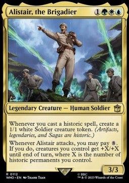 Alistair, the Brigadier - Mondi Altrove: Doctor Who (Rare) [WHO-112]