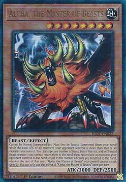 Alpha, il Signore delle Bestie - 25th Anniversary Rarity Collection (Ultimate Rare) [RA01-022]