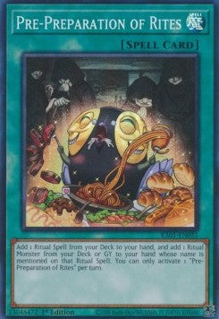 Pre-Preparazione dei Riti - 25th Anniversary Rarity Collection (Super Rare) [RA01-055]