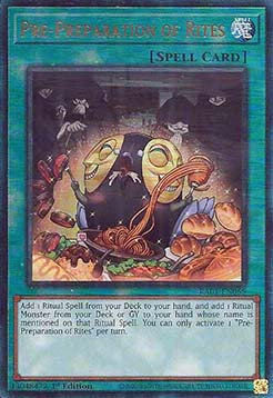 Pre-Preparazione dei Riti - 25th Anniversary Rarity Collection (Ultimate Rare) [RA01-055]