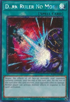 Non Più Sovrano Oscuro - 25th Anniversary Rarity Collection (Platinum Secret Rare) [RA01-060]