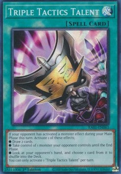 Talento Tattiche Triple - 25th Anniversary Rarity Collection (Super Rare) [RA01-063]