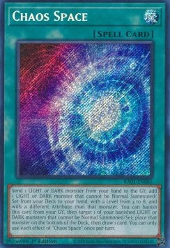 Spazio del Chaos - 25th Anniversary Rarity Collection (Secret Rare) [RA01-065]