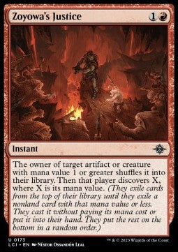 Giustizia di Zoyowa - Le Caverne Perdute di Ixalan (Uncommon) [LCI-173]