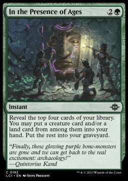 Al Cospetto delle Ere - Le Caverne Perdute di Ixalan (Common) [LCI-192]