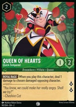 Queen Of Hearts - Quick-Tempered - Rise of the Floodborn (Common) [2ROF-90]