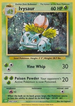Ivysaur - Pokémon Trading Card Game Classic: Venusaur & Lugia ex Deck (Fixed) [CLV-002]