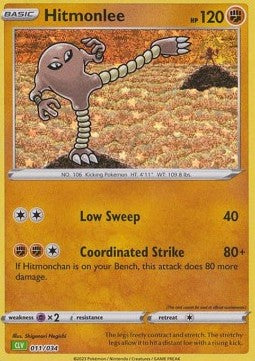 Hitmonlee - Pokémon Trading Card Game Classic: Venusaur & Lugia ex Deck (Fixed) [CLV-011]