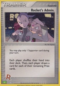 Tenente del Rocket - Pokémon Trading Card Game Classic: Venusaur & Lugia ex Deck (Fixed) [CLV-026]