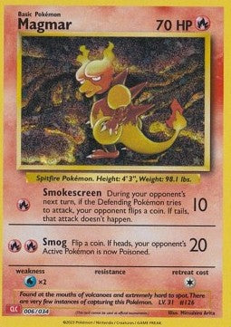 Magmar - Pokémon Trading Card Game Classic: Charizard & Ho-Oh ex Deck (Fixed) [CLC-006]