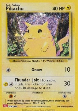 Pikachu - Pokémon Trading Card Game Classic: Charizard & Ho-Oh ex Deck (Fixed) [CLC-008]