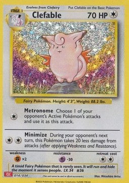 Clefable - Pokémon Trading Card Game Classic: Charizard & Ho-Oh ex Deck (Fixed) [CLC-014]