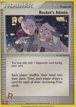 Tenente del Rocket - Pokémon Trading Card Game Classic: Charizard & Ho-Oh ex Deck (Fixed) [CLC-025]