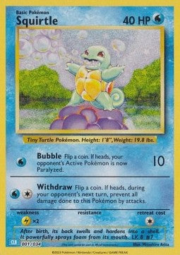 Squirtle - Pokémon Trading Card Game Classic: Blastoise & Suicune ex Deck (Fixed) [CLB-001]
