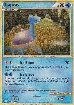 Lapras - Pokémon Trading Card Game Classic: Blastoise & Suicune ex Deck (Fixed) [CLB-008]