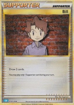 Bill - Pokémon Trading Card Game Classic: Blastoise & Suicune ex Deck (Fixed) [CLB-018]