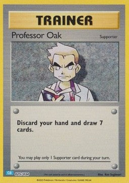 Professor Oak - Pokémon Trading Card Game Classic: Blastoise & Suicune ex Deck (Fixed) [CLB-025]