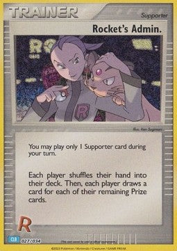Tenente del Rocket - Pokémon Trading Card Game Classic: Blastoise & Suicune ex Deck (Fixed) [CLB-027]