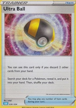 Ultra Ball - Pokémon Trading Card Game Classic: Blastoise & Suicune ex Deck (Fixed) [CLB-030]