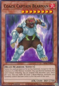 Capitano Allenatore Orsouomo - Structure Deck: I Re del Fuoco (Common) [SR14-010]