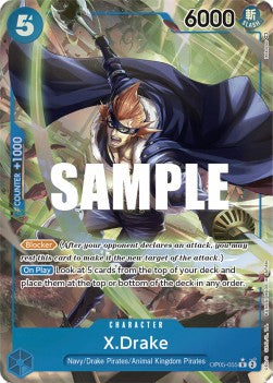 X.Drake (OP05-055) - Awakening of the New Era (Alternate Art) [OP05-055]