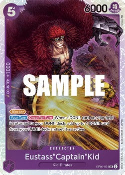 Eustass"Captain"Kid (OP05-074) - Awakening of the New Era (Super Rare) [OP05-074]